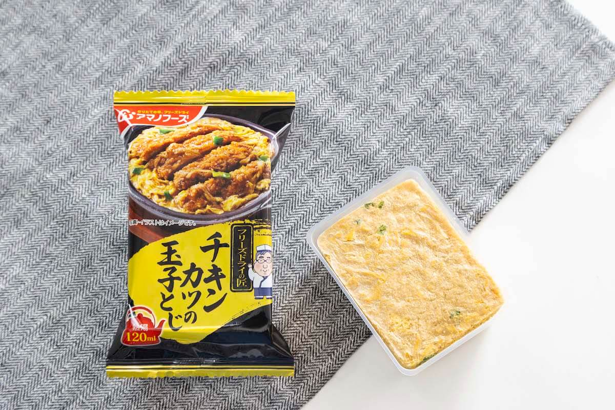 チキンカツの玉子とじ