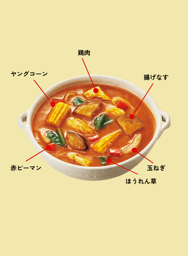 野菜と鶏肉のカレー