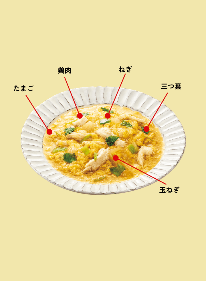 とろっと卵の親子煮