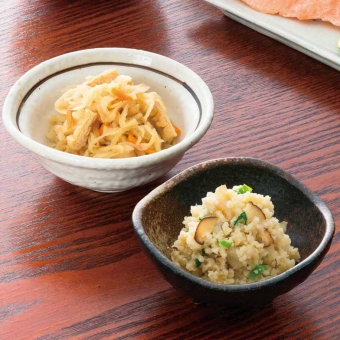 切干大根の煮物と卯の花