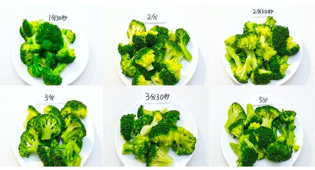 ブロッコリーの茹で時間