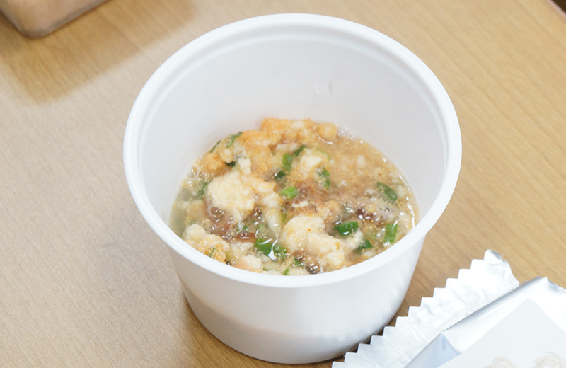 豆腐めんたいこ丼