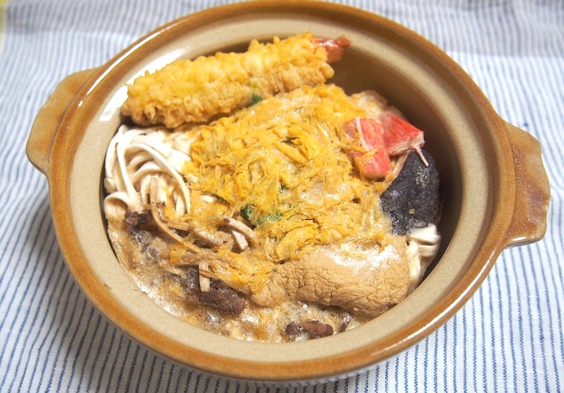 フリーズドライの鍋焼きうどん