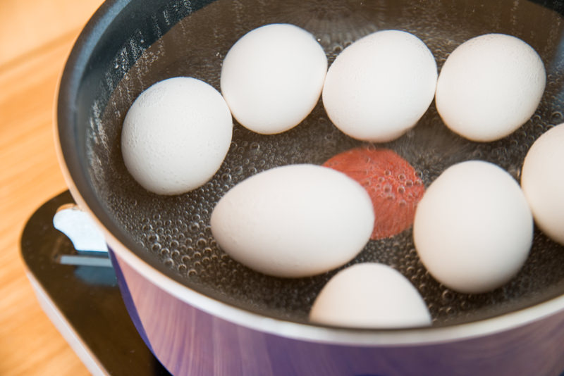 8種類のゆで卵をつくる