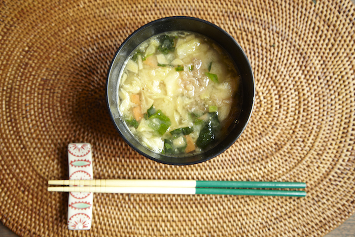 牛肉と野菜のおかず汁