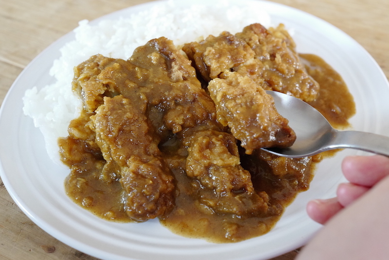 アマノフーズのチキンカツカレー