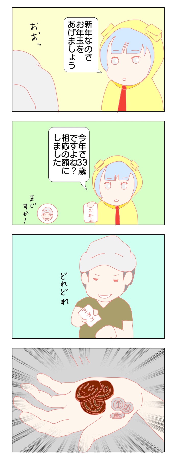 キムケン四コマ漫画