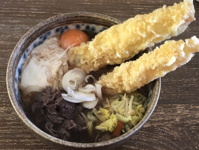 海老天うどん