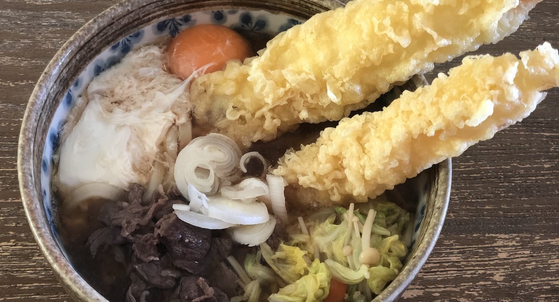 海老天うどん