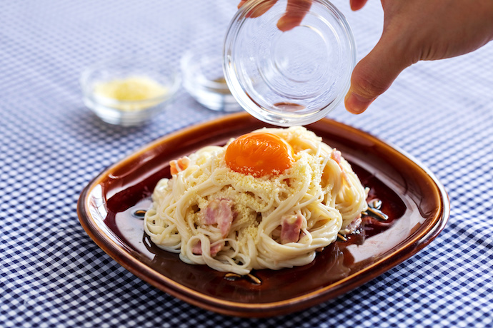 カルボナーラそうめん