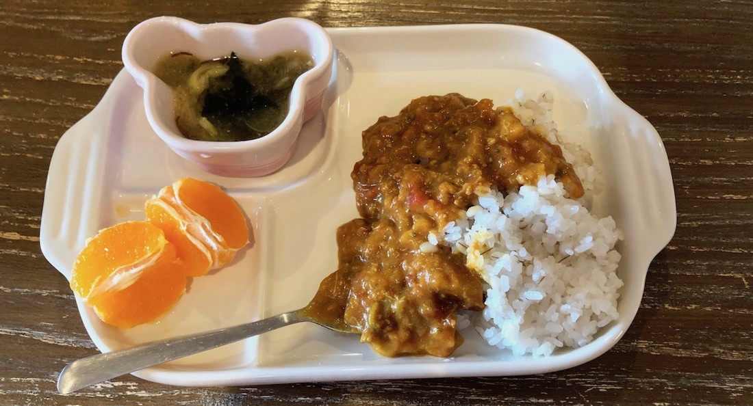 カレーライスとおみそ汁