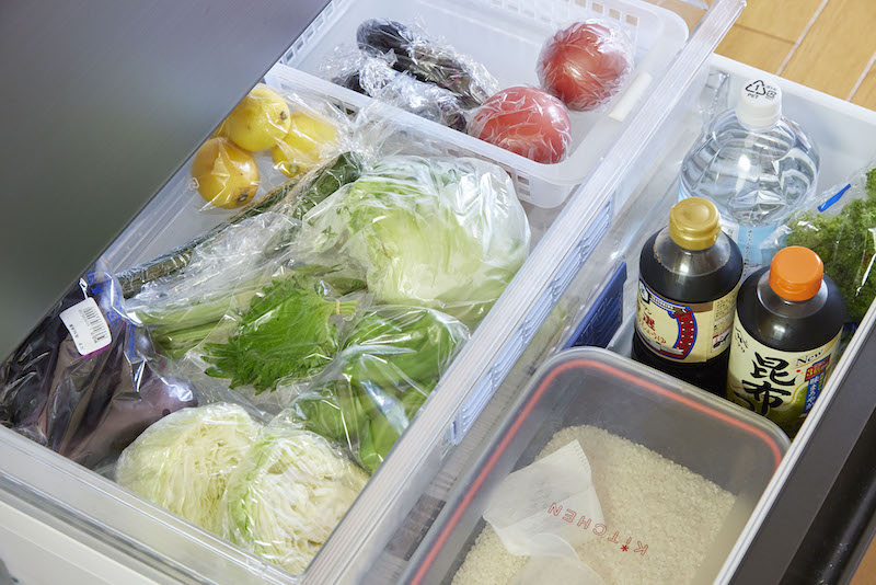 冷蔵庫の野菜室