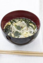 にゅうめん　すまし柚子