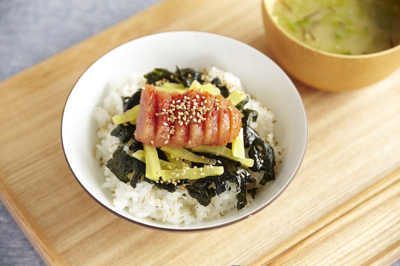 ごま油明太丼