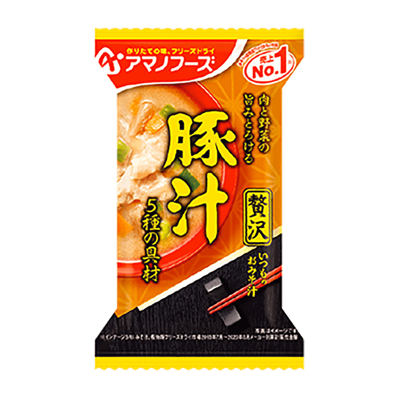 アマノフーズ「いつものおみそ汁 贅沢豚汁」